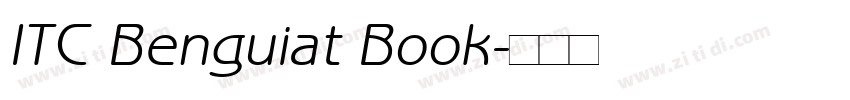 ITC Benguiat Book字体转换